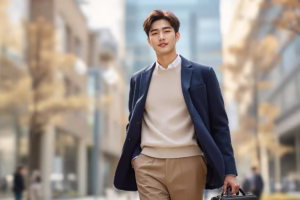 20대 남자 직장인의 자신감 넘치는 출근룩 트렌드