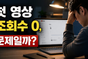 유튜브 첫 영상 조회수 0, 정말 문제일까? 원인 진단과 해결 체크리스트
