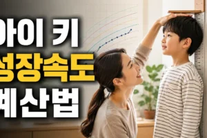 아이 1년 키 성장 속도 계산법: 몇 cm보다 중요한 성장곡선 확인법