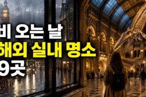 비 오는 날에도 가기 좋은 해외 실내 명소 9곳: 도시별 추천과 예약 팁