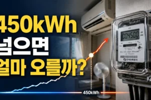 2026 여름 전기요금 누진구간: 450kWh 넘기 전 꼭 볼 계산표