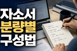 자소서 500자·700자·1000자 구성법｜분량별 문단 배치와 작성 예시