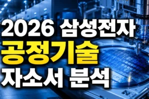 2026 삼성전자 DS 반도체 공정기술 자소서 문항 분석: 1~4번 작성 전략과 직무역량