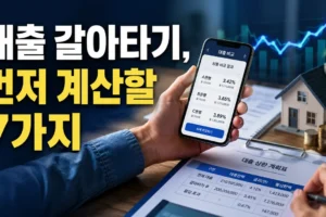 대출 갈아타기와 변동금리 점검: 이자 절감보다 먼저 계산할 7가지