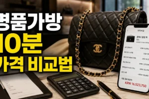 명품가방 구매 전 10분 가격 비교법: 모델번호 확인부터 최종 결제액 계산까지