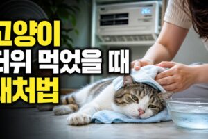 고양이 더위 먹었을 때 대처법: 즉시 해야 할 응급처치와 병원 가야 할 신호