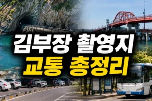 김부장 촬영지 방문 전 필독: 서울·거제·정읍·속초 주차·대중교통 총정리