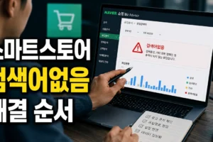 스마트스토어 ‘검색어없음’이 뜨는 이유와 확인 순서: 광고 추적부터 정상 유입까지