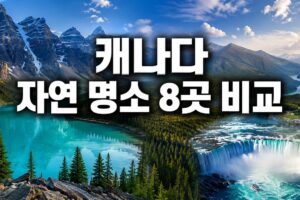 캐나다 자연 여행 명소 8곳 비교: 밴프·재스퍼·나이아가라부터 대서양 국립공원까지