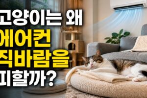 고양이가 에어컨 직바람을 싫어하는 이유: 냉방 중 온도대별 휴식 공간 만드는 법