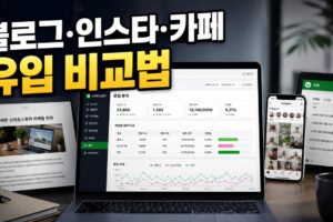 블로그·인스타·카페 유입 비교: 스마트스토어 성과 분석 방법
