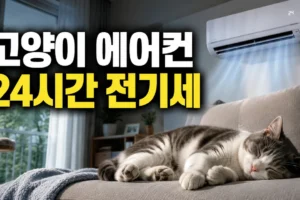 고양이 에어컨 24시간 전기세, 얼마일까? 비용·안전 비교와 기기별 계산법