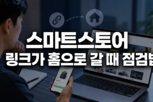 스마트스토어 마케팅 링크가 네이버플러스 스토어 홈으로 갈 때 점검법