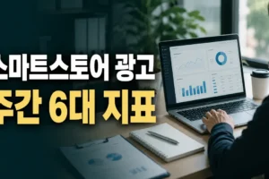 스마트스토어 광고 초보 체크리스트: 매주 확인할 핵심 6개 지표