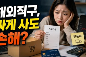 정가보다 싸게 샀는데도 손해? 관세·환율·반품비 실구매가 체크리스트