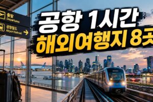 공항 도착 후 1시간 안에 만나는 해외 관광지 8곳: 짧은 일정·환승 여행 가이드