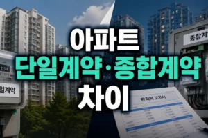 아파트 단일계약·종합계약 차이: 세대 전기료가 달라지는 구조와 선택 기준