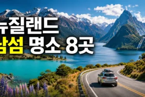 뉴질랜드 남섬 여행 명소 8곳: 렌터카 이동시간과 추천 계절 완벽 가이드