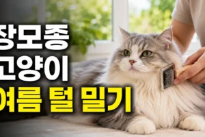 장모종 고양이 여름 털 밀기, 꼭 해야 할까? 선택 기준과 주의사항