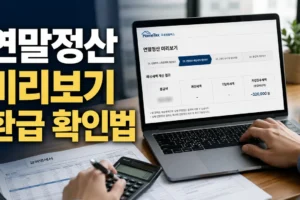연말정산 미리보기·연말 환급 확인법: 추가납부까지 한 번에 정리