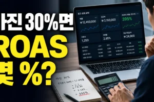 마진 30% 상품의 광고비 한도: 스마트스토어 손익분기 ROAS 333% 계산법