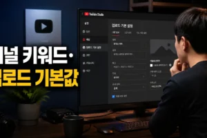 유튜브 채널 키워드와 업로드 기본값, 처음부터 설정해야 할까?