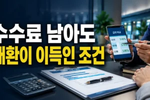 중도상환수수료가 남아도 대환대출이 이득인 경우: 손익분기점 계산법