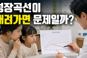 성장곡선이 내려가면 문제일까? 부모가 기록해야 할 변화와 진료 기준