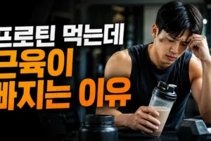 단백질 보충제 먹어도 근육이 빠지는 이유: 총열량·운동·섭취량·질환 점검법