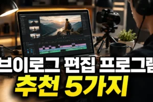 브이로그 편집 프로그램 추천 5가지: 초보자부터 전문 편집까지 선택 가이드