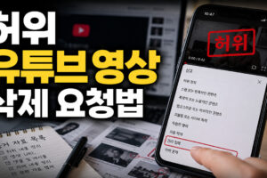 내 이야기를 허위로 올린 유튜브 영상, 삭제 요청부터 법적 대응까지