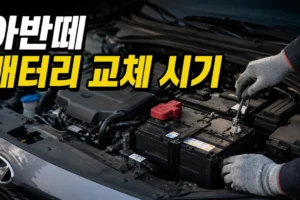 아반떼 배터리 교체 시기: 시동이 느릴 때 확인할 방전 증상과 점검 기준