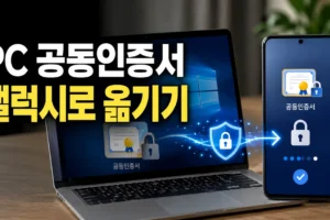 윈도우 PC → 갤럭시 공동인증서 옮기기: 승인번호 입력 순서와 은행별 차이