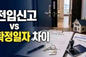 전입신고와 확정일자 차이: 신청 목적부터 올바른 순서까지