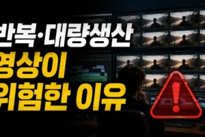 유튜브 비진정성 콘텐츠 기준: 반복·대량생산 영상이 위험한 이유와 점검법