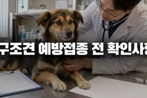 구조견 입양 후 예방접종, 기록이 없을 때 먼저 확인할 사항 8가지