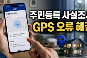 2026 주민등록 사실조사 GPS 오류 해결: 위치 불일치부터 권한 설정까지