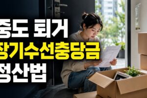 중도 퇴거해도 장기수선충당금 받을 수 있을까? 정산 시점·절차 총정리