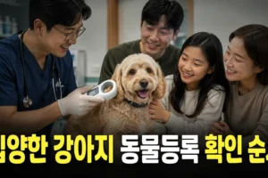 입양한 강아지, 이미 동물등록돼 있을까? 기존 등록 여부 확인부터 소유자 변경까지 순서대로