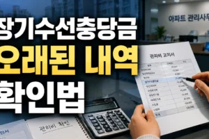 장기수선충당금 조회 기간은 어디까지? 오래 거주한 세입자의 확인·정산 방법