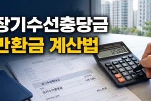 장기수선충당금 반환금 계산법: 관리비 고지서로 확인하는 5단계