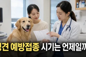 성견 예방접종 시기는 언제일까? 마지막 접종일 확인 방법