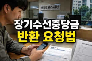 장기수선충당금 반환 요청 문자 예시 5가지와 관리사무소 납부확인서 준비법