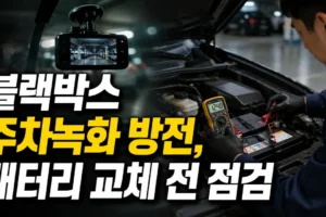 블랙박스 주차녹화 후 자주 방전될 때, 배터리 교체 전 꼭 점검할 것