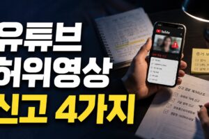 유튜브 허위영상 신고 경로 4가지: 피해자가 자주 놓치는 실수 방지 체크리스트