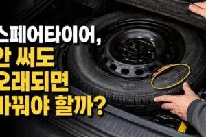 트렁크 속 스페어타이어도 오래되면 바꿔야 할까? 제조일 확인법