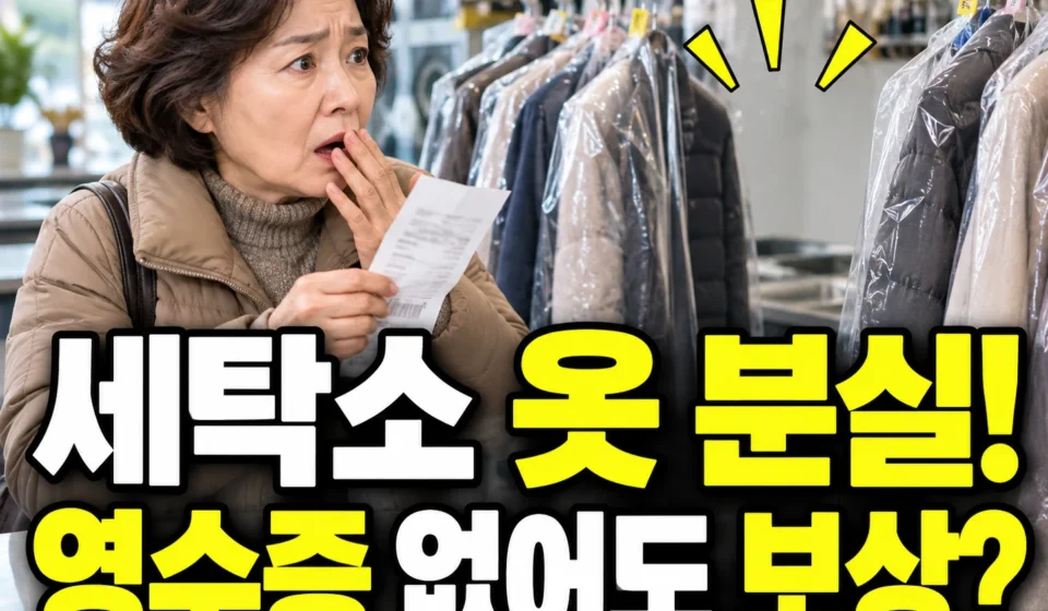 세탁소 옷 분실 보상, 영수증 없어도 받을 수 있을까? 배상비율과 계산 방법