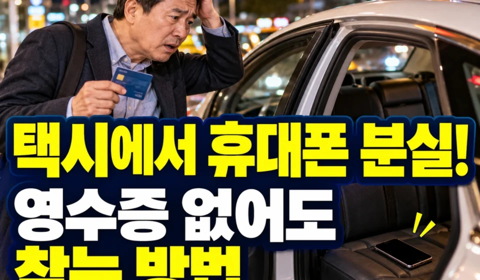 택시에 휴대폰 두고 내렸는데 영수증이 없다면? 카드 결제내역으로 차량번호·기사 연락처 찾는 방법